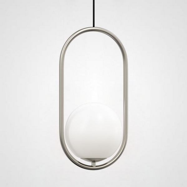 

Подвесной светильник Matthew Mccormick Hoop 40 Silver Mila Pendant ImperiumLoft Hoop-B01 (179965-22), Серебро, HOOP-B01