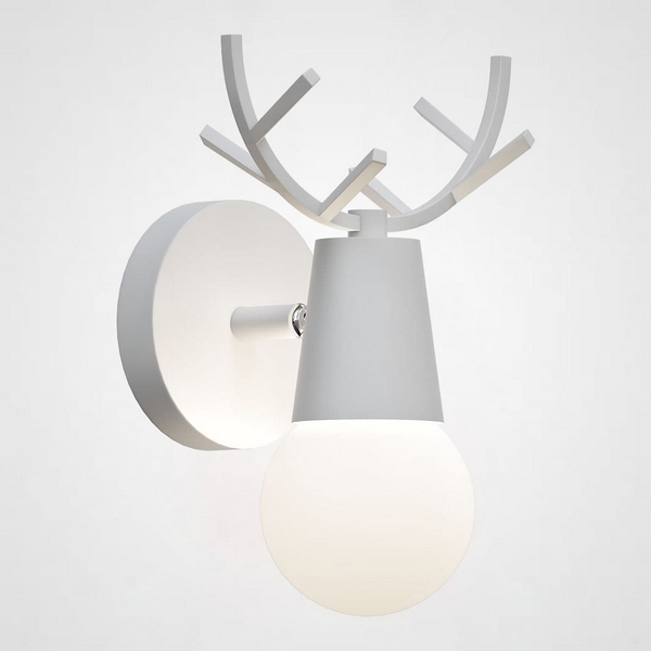 

Бра с рожками Deer A White ImperiumLoft Deer01 (181037-26), Белый, DEER01
