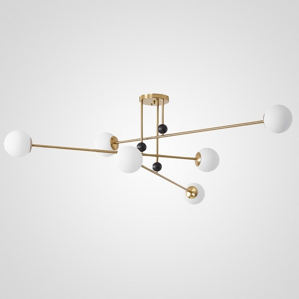 

Люстра Jesi Gold ImperiumLoft Jesi01 (185383-26) шарики, Золото, JESI01