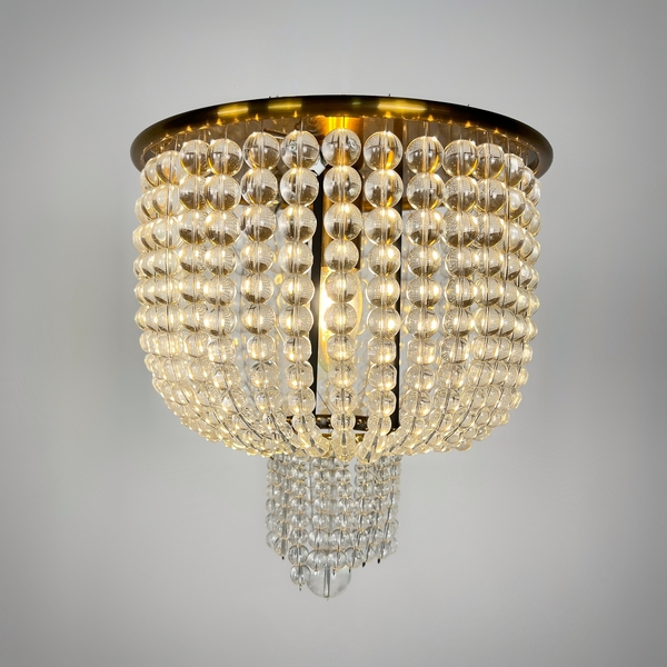 

Потолочная люстра Jacqueline White Sconce Brass ImperiumLoft 44,444 (186172-22), Латунь, 44.444