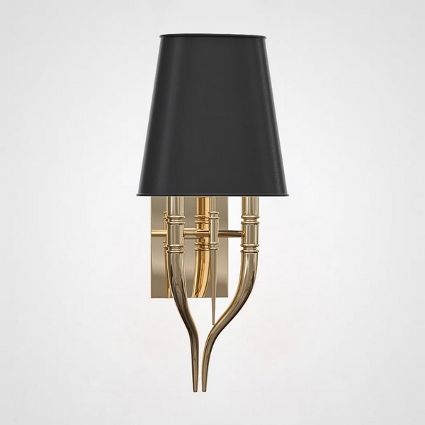 

Настенный светильник (бра) Crystal Light Brunilde Ipe Cavalli H52 Gold/Black ImperiumLoft 44,198 (189450-22), Золото, 44.198