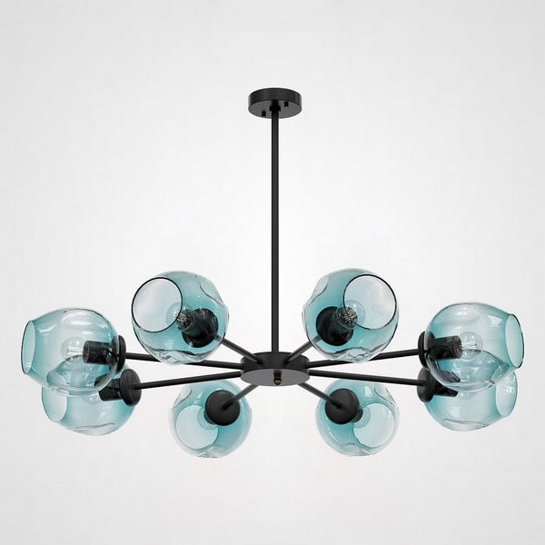 

Люстра на штанге Marine B 8 Black/Blue ImperiumLoft Marine-B01 (189683-26), Голубой, Marine MARINE-B01