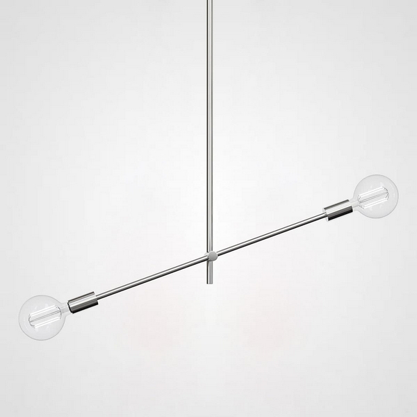 

Потолочная люстра LF Studio Cliff Pendant 2 Chrome (ImperiumLoft), Хром, 83642-22