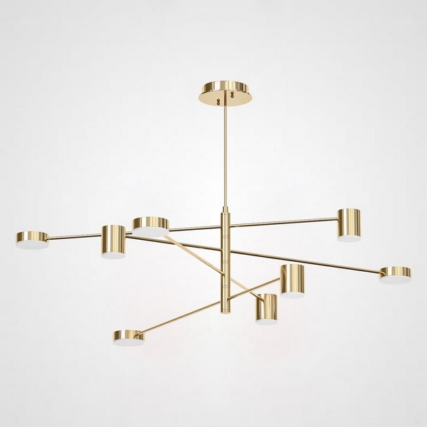 

Потолочная люстра Motvikt Gold 8 ImperiumLoft Motvikt01 (189817-26), Золото, MOTVIKT01