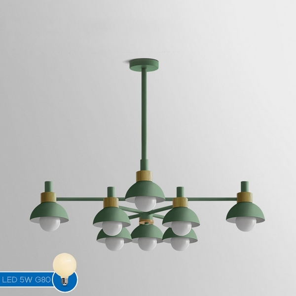 

Люстра на штанге Fanta A 8 Lights Green ImperiumLoft Fanta_A01 (193150-26), Зеленый, FANTA_A01