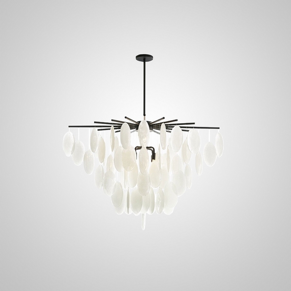 

Потолочная люстра на штанге Ritta D68 Black By ImperiumLoft Ritta01 196784-23, Черный, Ritta01