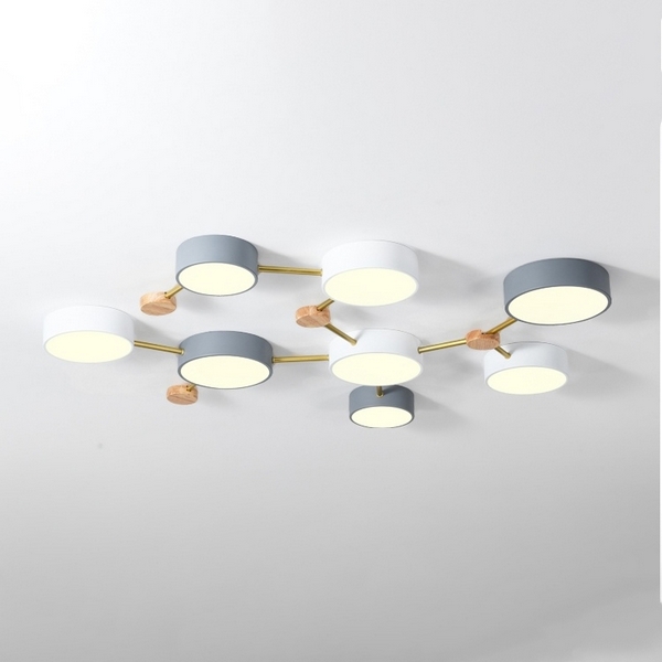

Потолочная LED люстра Solen L8 ImperiumLoft Solen01 (207844-26), Серый, SOLEN01