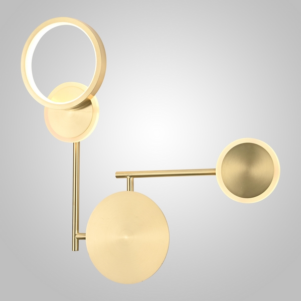 

Настенный светильник с пультом светодиодный Zingy C Brass ImperiumLoft Zingy01 (Умный дом, WiFi), Латунь, ZINGY Zingy01
