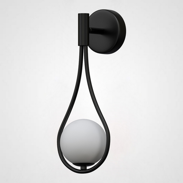 

Настенное бра Hoop Drop Wall Black ImperiumLoft Hoop-Drop-Wall01 (213746-26) в форме шара, Черно-белый, HOOP-DROP-WALL01