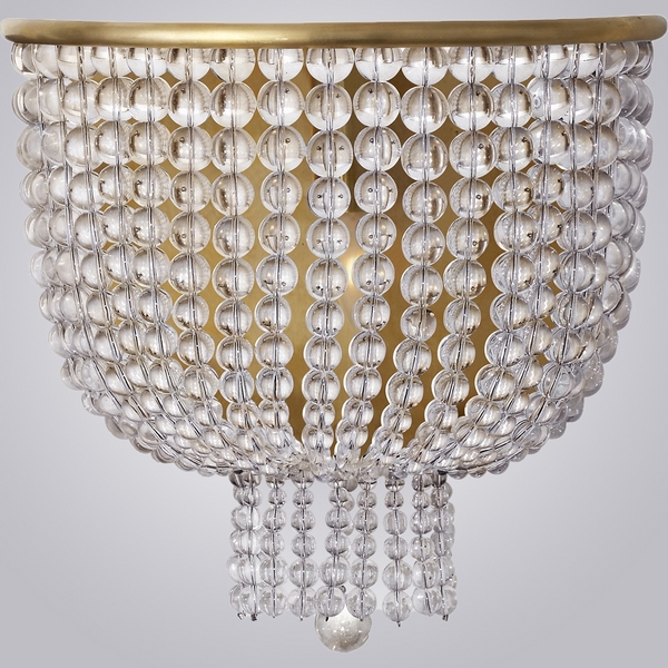 

Настенный светильник Jacqueline White Sconce Brass ImperiumLoft 44,444 (219343-22), Латунь, JACQUELINE WHITE SCONCE 44.444