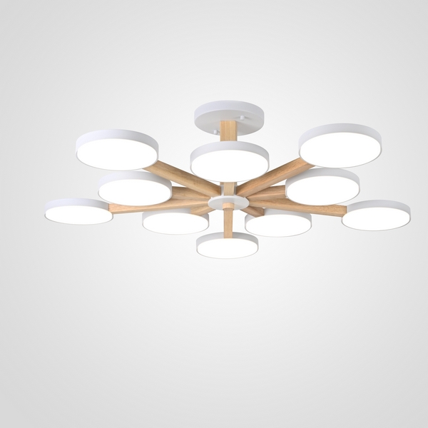 

Потолочная люстра LED на штанге Turna L10 White By ImperiumLoft Turna-B01 (Умный дом, Алиса) 228850-26, Белый, Turna-B01
