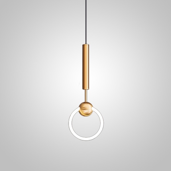 

Подвесной светодиодный светильник Finnur Ring D20 Brass ImperiumLoft Finnur-Ring01 кольцо, Белый, Finnur-Ring01