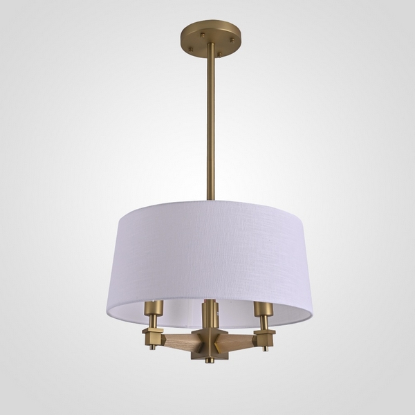 Изображение товара Потолочная люстра на штанге ImperiumLoft Jorgenson White 3 лампы классика модерн