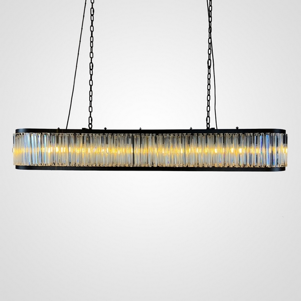 

Подвесная люстра RH 1920s Odeon Clear Glass Black 180 ImperiumLoft 248522-22 (248522-22), Прозрачный, 248522-22