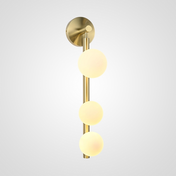 

Настенный светильник Doll Gold By ImperiumLoft Doll01 252275-26 шарики, Белый, Doll01