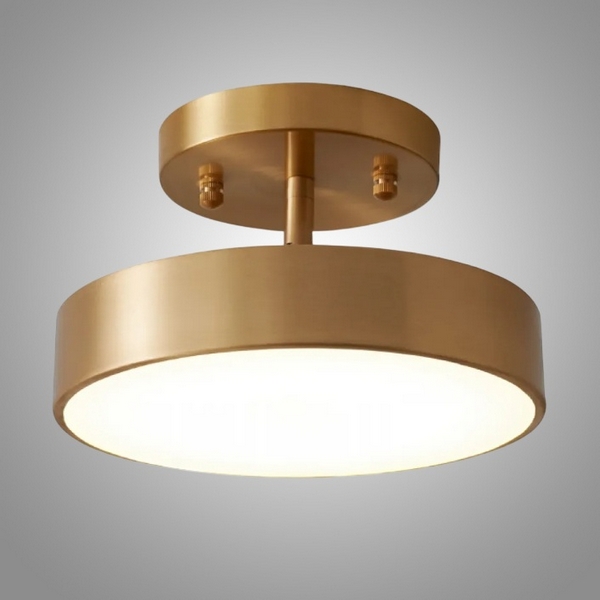 

Потолочный светильник накладной светодиодный с пультом LED Tenn C D200 By ImperiumLoft Tenn-C01 (Умный дом, Алиса) 293896-26, Латунь, Tenn-C01