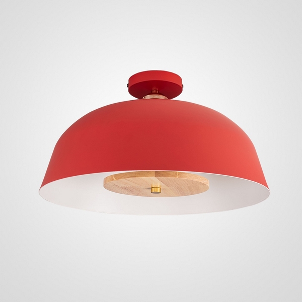 

Потолочный светильник круглый Globemi Red D38 By ImperiumLoft Globemi01 307159-26, Красный, Globemi01