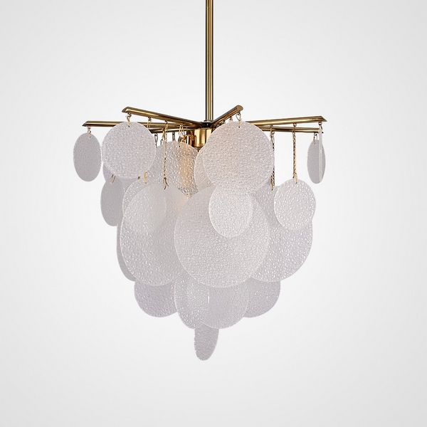 

Потолочная люстра на штанге Nimbus Glass D43 By ImperiumLoft 313265-22 313265-22, Белый, 313265-22