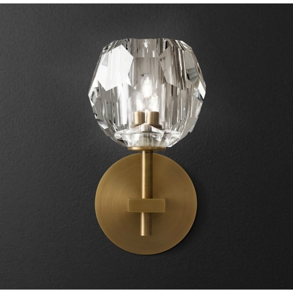 

Бра Rh Boule De Cristal Single Sconce Brass ImperiumLoft 44,234 (73511-22), Латунь, 44.234