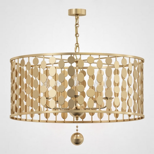 

Подвесная люстра Crystorama Lighting Group Layla Light ImperiumLoft 40,1503 (73602-22), Латунь, 40.1503
