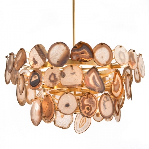 

Подвесная люстра Agate Burst Chandelier 3 Round D70 ImperiumLoft 40,1265 (73609-22), Золото, 40.1265