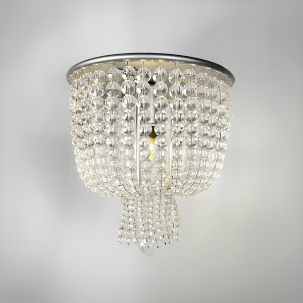 

Потолочная люстра Jacqueline White Sconce ImperiumLoft 44,444 (73723-22), Серебро, 44.444