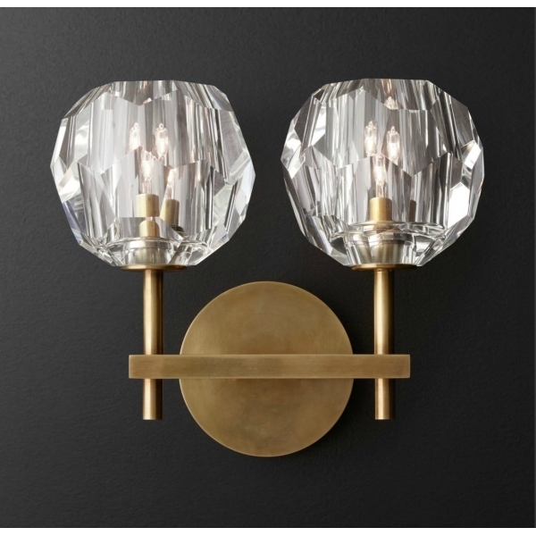 

Бра Rh Boule De Cristal Double Sconce Brass ImperiumLoft 44,233 (73769-22), Бронза, 44.233