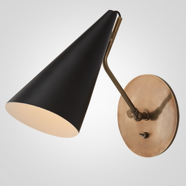 

Бра Vc Light Clemente Wall Lamp Black ImperiumLoft 44,318 (73865-22), Золото, 44.318