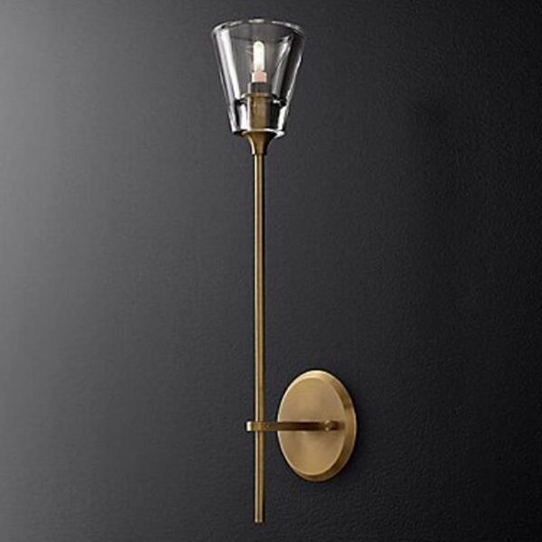 

Бра Torche De Verre Wall Lamp ImperiumLoft 44,394 (74199-22), Латунь, 44.394