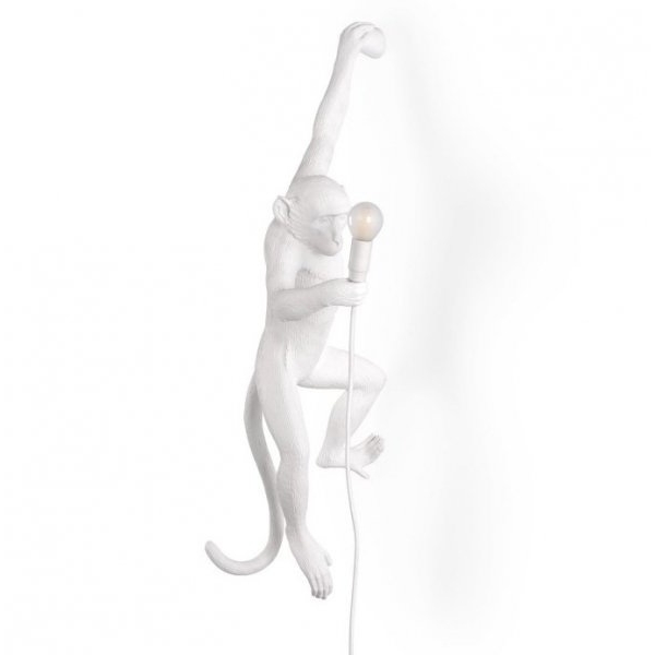 

Бра Seletti Monkey Lamp Hanging Version By ImperiumLoft 44,184 74282-22 с животными, Белый, 44.184