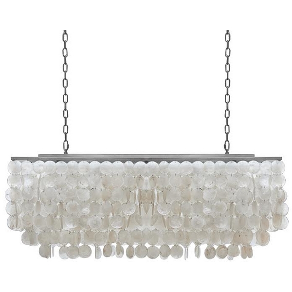 

Подвесная люстра Rectangle Shell Chandelier 2 Cascades ImperiumLoft 40,1836 (75535-22), Хром, 40.1836