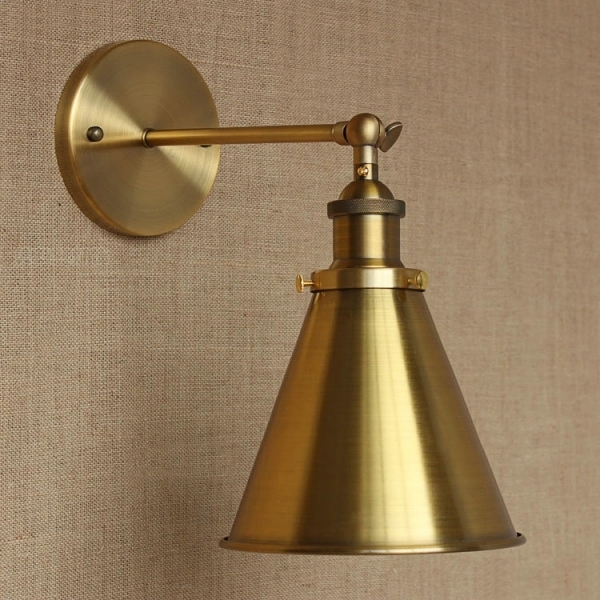 

Бра Cone 20Th C.factory Filament Gold Ii ImperiumLoft 44,208 (84942-22), Золото, 44.208