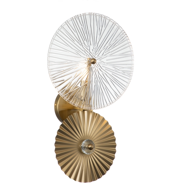 

Бра (12021/B/1W Brass) Indigo Miele V000023, Прозрачный, Miele V000023