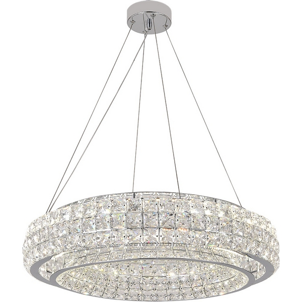 

Подвесной хрустальный светильник LED (12044/B/1P Chrome) Indigo Valore V000101L, Прозрачный, Valore V000101L