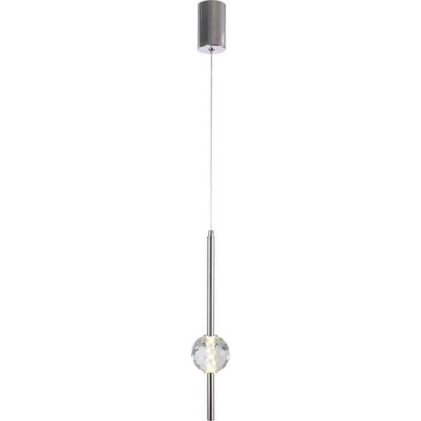 

Подвесной светильник LED (11066/1P Chrome) Indigo Ciondolo V000171L в форме шара, Прозрачный, Ciondolo V000171L