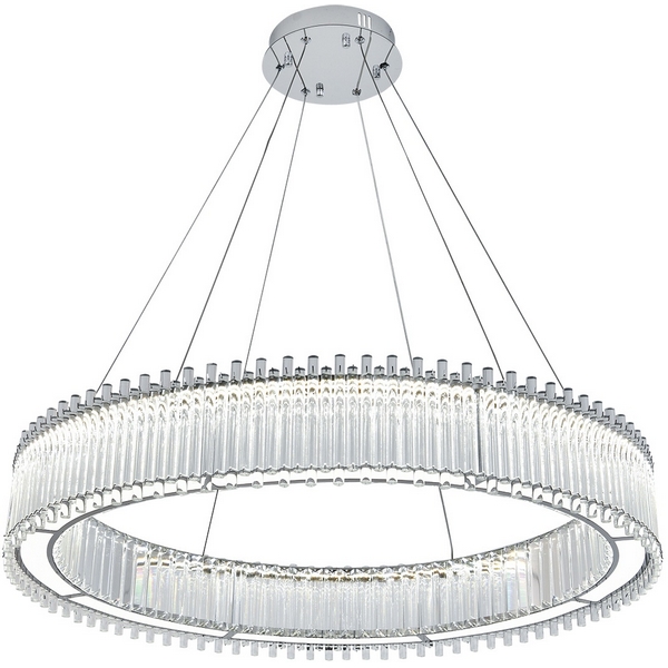 

Подвесной светильник светодиодный с пультом (12056/B/1P Chrome) Indigo Grado V000196L, Прозрачный, GRADO V000196L