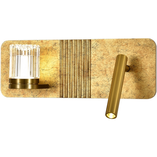 

Настенный светильник светодиодный (14032/2W Gold) Indigo Rilievo V000199L, Золото, Rilievo V000199L