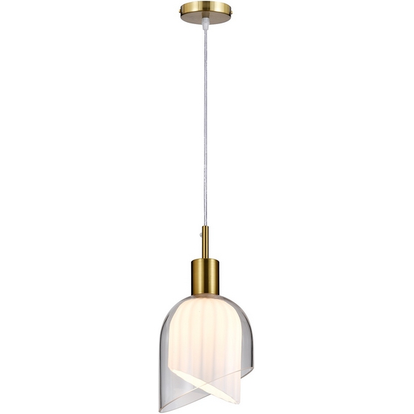 

Подвесной светильник Indigo Rintocco V000614 (11074/1P Brass), Белый, Rintocco V000614