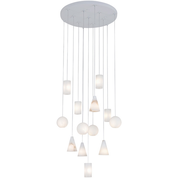 

Подвесной светильник каскадный Indigo Serenita V000617 (11075/13P White), Белый, Serenita V000617