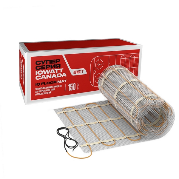

Греющий мат IQ MAT кв. м IQWatt FLOOR - 5,0, IQ FLOOR MAT IQ FLOOR MAT - 5,0