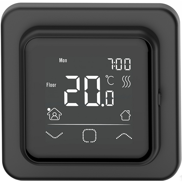 

Электронный терморегулятор IQWatt IQ THERMOSTAT Smart Heat black, IQ THERMOSTAT IQ Smart Heat black