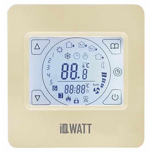 

Программируемый терморегулятор THERMOSTAT TS (слоновая кость) IQWatt Терморегуляторы IQ IVORY, Терморегуляторы IQWatt IQ THERMOSTAT TS IVORY