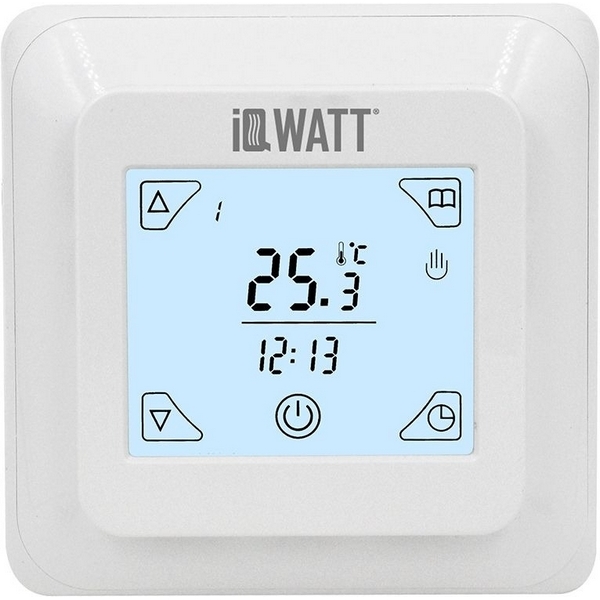 

Программируемый терморегулятор IQWatt THERMOSTAT TS (белый) (IQWatt), Терморегуляторы IQWatt IQ THERMOSTAT TS WHITE