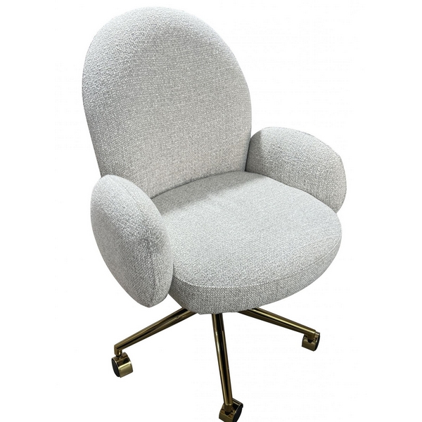 

Кресло IST-CASA офисное Клауд PRO BS1239-WT, белый крем/золото, Молочный, BS1239-WTcasa