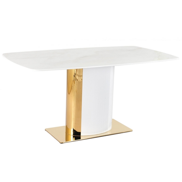 

Стол обеденный IST-CASA Барнео BS1802-160GR, 160х90х76 см, светло-серый/золото, BS1802-160GRcasa
