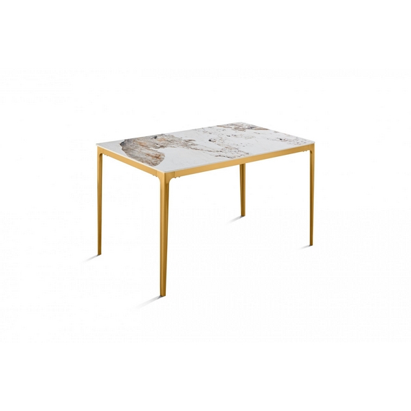 

Стол обеденный Камео DT-3001B, 120х80х75 см, белый мрамор (Пандора) IST-CASA, DT-3001Bcasa.1