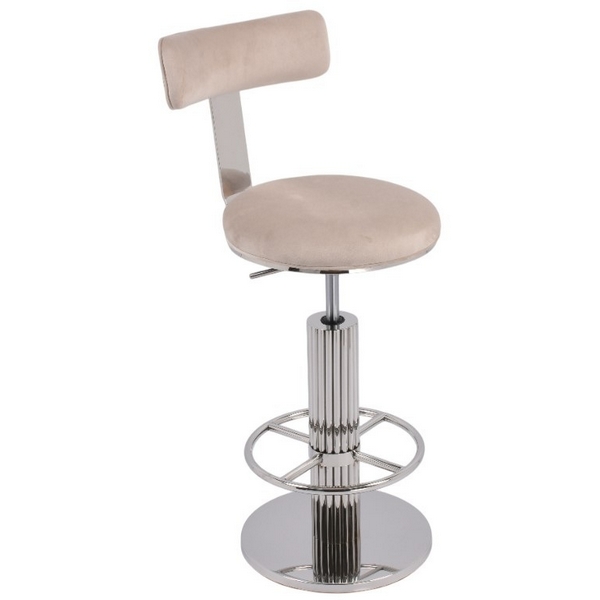 

Стул барный IST-CASA Вивиан MC111-GR-3, светло-серый/глянцевое серебро, MC111-GR-3casa