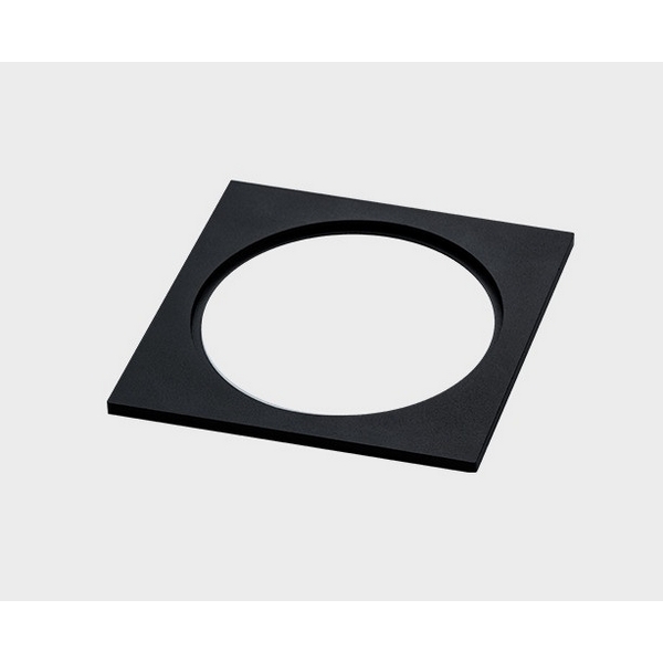 Изображение товара Рамка для встраиваемого светильника Italline IT08-8037 black 9x9 см металлик