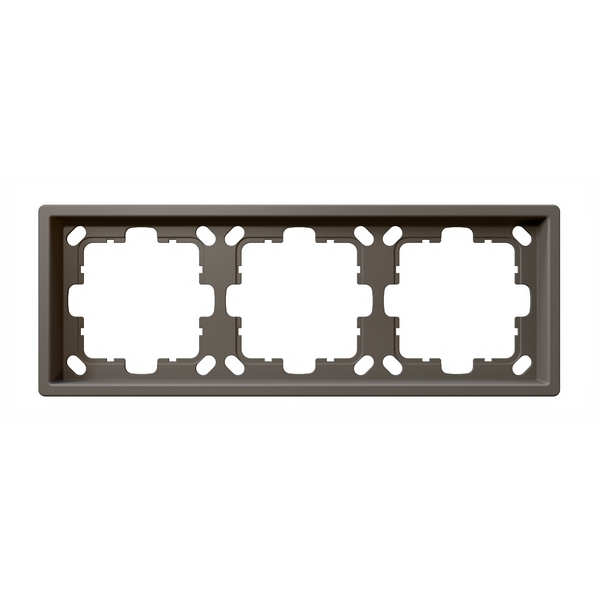 

Рамка на 3 поста (тауп soft touch) Jasmart FD FD1003PTM, Серо-коричневый, FD FD1003PTM