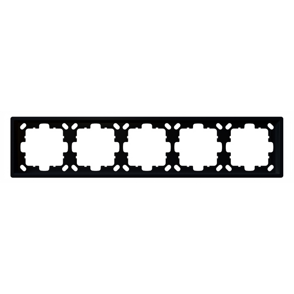 

Рамка на 5 постов (черный матовый) Jasmart FD FD1005PBM, FD FD1005PBM